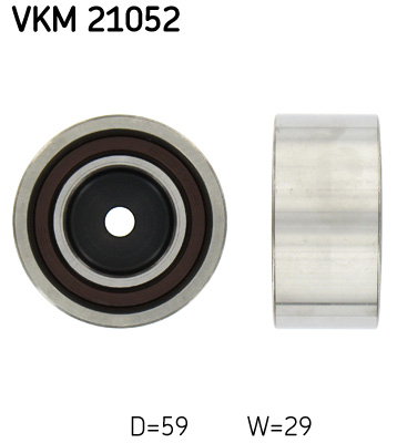 Deflection/Guide Pulley, timing belt - VKM 21052 SKF